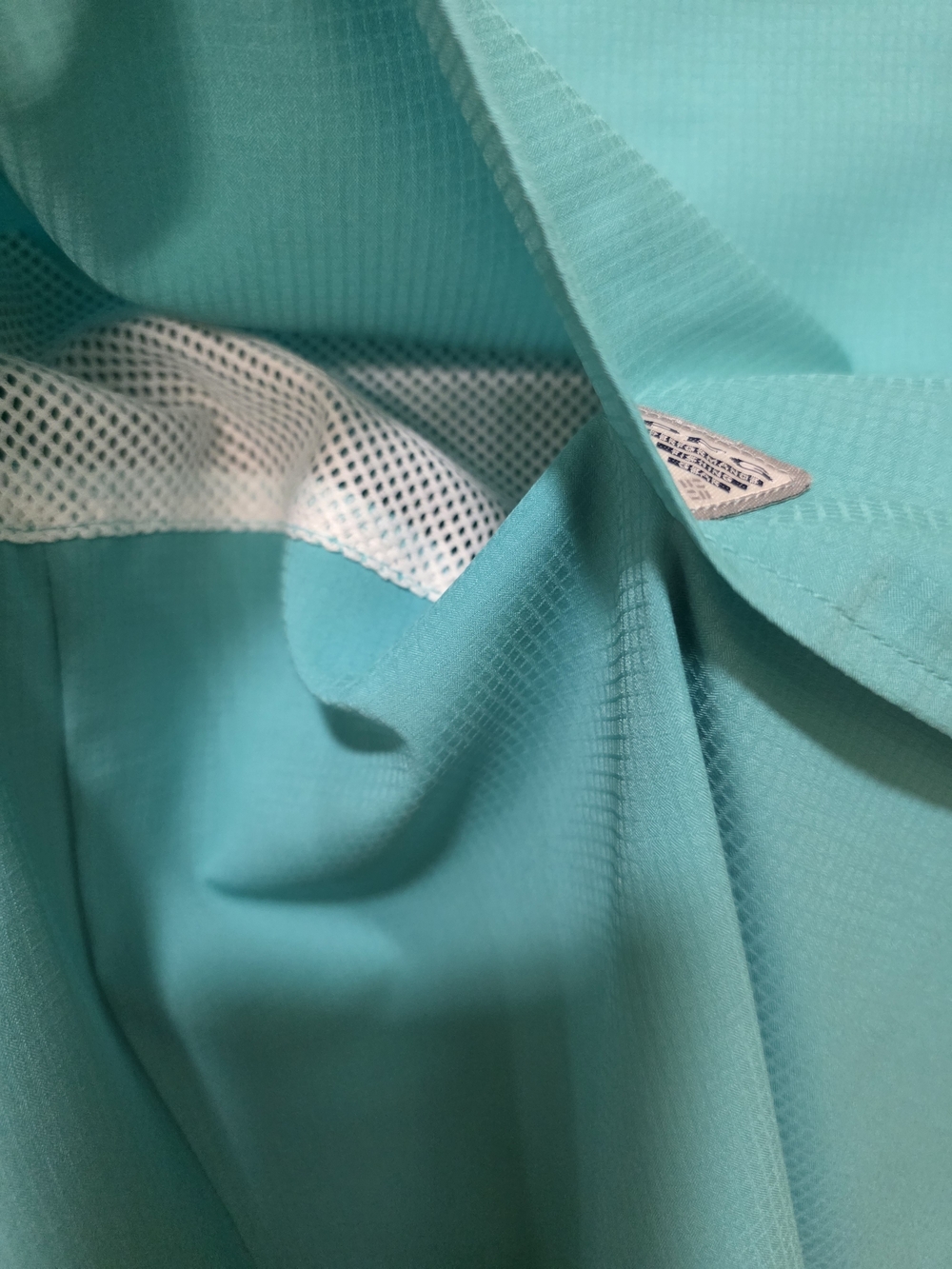 Columbia Women Teal Short Sleeve Button Shirt Size 8 - Picture 5 of 12